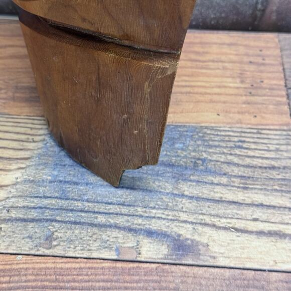 Vintage African Mask Hand Carved Wood Tribal Wall Hanging Totem Large - Picture 11 of 12